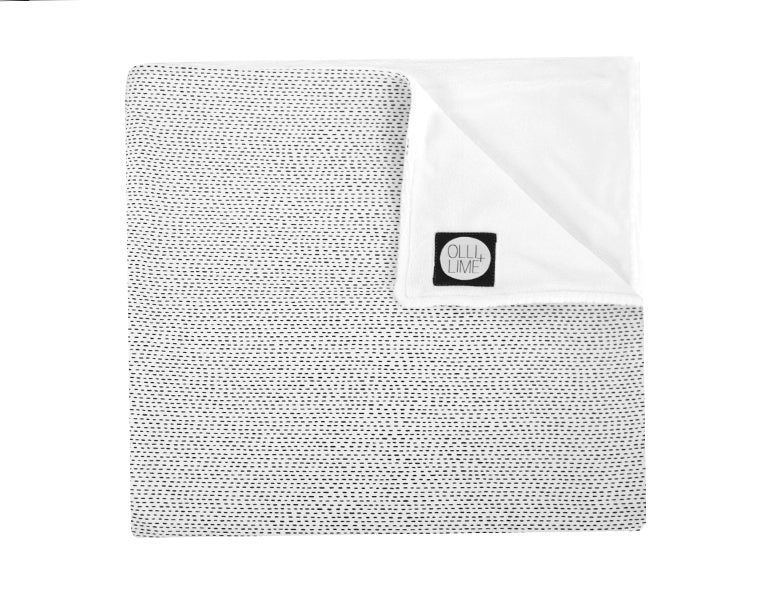 Tiny Dash Crib Bedding Set Deluxe - Olli+Lime